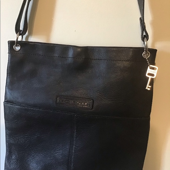 Fossil leather cross body bag - Picture 3 of 6